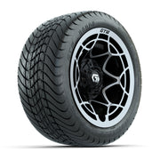GTW® Nexus Gloss Black 12 in Wheels with 215/35-12 Mamba Street Tires – Full Set