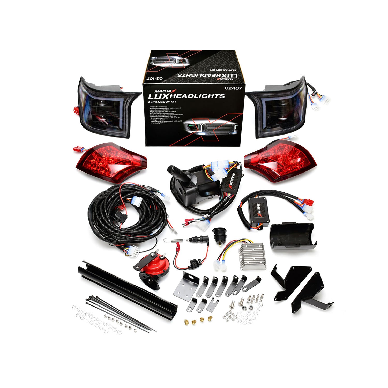 MadJax Club Car Precedent/Tempo w/ Alpha Body LUX Light Kit (Years 2004-Up)