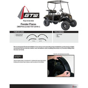 EZGO TXT GTW Fender Flares (Fits 2014-Up)