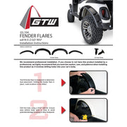 EZGO RXV GTW® Fender Flares (Years 2008-2015)