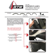 GTW® Fender Flare Set - Years Yamaha (Models G29/Drive)