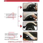 GTW® Fender Flare Set - Years Yamaha (Models G29/Drive)