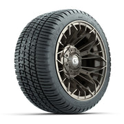 GTW® Stellar Matte Bronze 12 in Wheels with 205/30-12 Fusion Street Tires – Full Set
