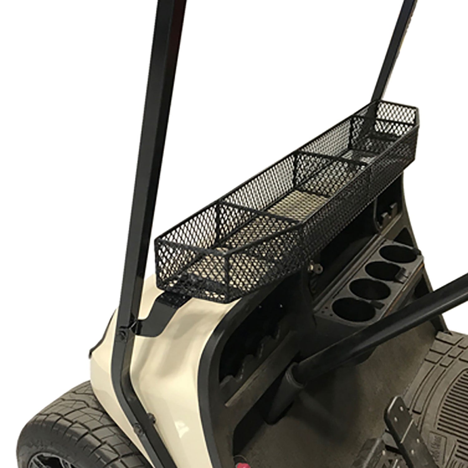 GTW® Black Steel Cargo Box Kit For Club Car Precedent (Years 2004-Up)