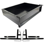 GTW® Black Steel Cargo Box Kit For EZGO TXT/T48 (Years 1994.5-Up)