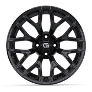 Monaco 16 inch GTW golf cart wheel - Gloss Black
