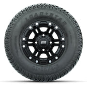 GTW Specter Matte Black 10 in Wheels with 205/65-10 Kenda Load Star Street Tires – Full Set
