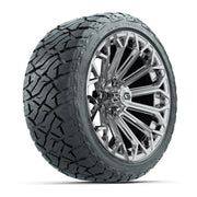 GTW Phantom Chrome 16 in Wheels with 225/40-R16 Maverick Hybrid Tires – Full Set