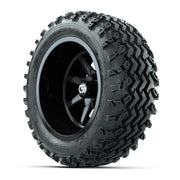 GTW Reaper Gloss Black 14 in Wheels with 23X10-R14 Rogue All-Terrain Tires – Full Set