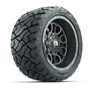 GTW Volt Gunmetal 12 in Wheels with 215/40-R12 Maverick Low-Profile All-Terrain Tires – Full Set
