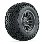 GTW® Shogun Gunmetal 12 in Wheels with 23X10.5-12 Predator All-Terrain Tires – Full Set