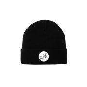 Black Beanie w/ Script Logo