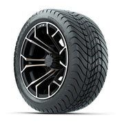 GTW Spyder Bronze/Matte Black 12 in Wheels with 215/35-12 Mamba Street Tires – Full Set