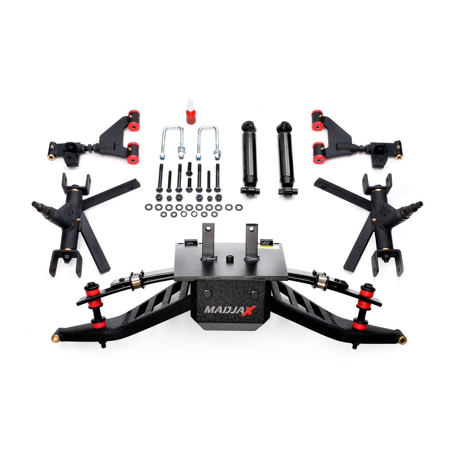 4" MadJax King XD Lift Kit for Yamaha G29/Drive & Drive2 with Solid/Fixed Rear Axle