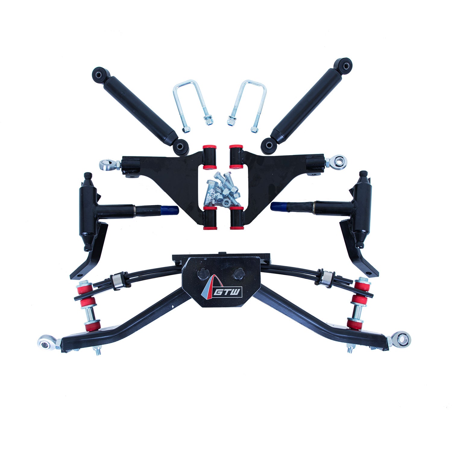 GTW EZGO RXV Electric 4" Double A-Arm Front Lift Kit (Years 2013.5-2022)