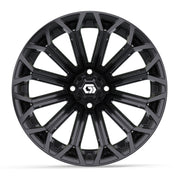 Phantom 16 inch GTW golf cart wheel - Gloss Black