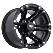 Specter 12 inch GTW golf cart wheel - Matte Black