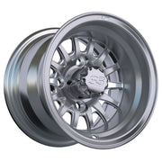 Medusa 10 inch GTW golf cart wheel - Silver