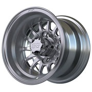 Medusa 10 inch GTW golf cart wheel - Silver