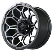 Bravo 14 inch GTW golf cart wheel - Matte Grey / Silver