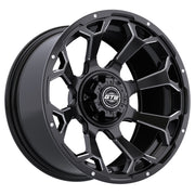 Raven 14 inch GTW golf cart off-Road wheel - Black / Silver