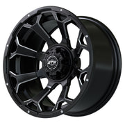 Raven 14 inch GTW golf cart off-Road wheel - Black / Silver