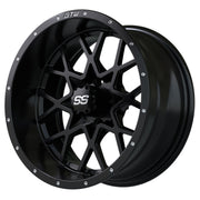 Vortex 14 inch GTW golf cart wheel - Matte Black