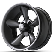 Godfather 14 inch GTW golf cart wheel - Matte Grey