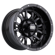 Diesel 12 inch GTW golf cart wheel - Matte Black