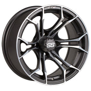 Spyder 12 inch GTW golf cart wheel - Matte Grey