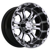 Omega 14 inch GTW golf cart wheel - Black