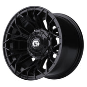 Stellar 12 inch GTW golf cart wheel - Matte Black