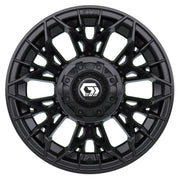 Stellar 12 inch GTW golf cart wheel - Matte Black