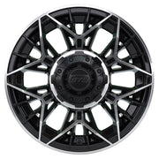 Stellar 12 inch GTW golf cart wheel - Black