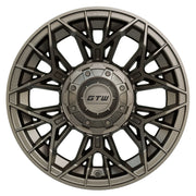 Stellar 12 inch GTW golf cart wheel - Matte Bronze