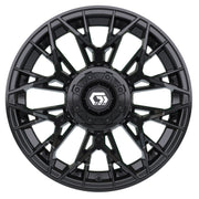Stellar 14 inch GTW golf cart wheel - Matte Black