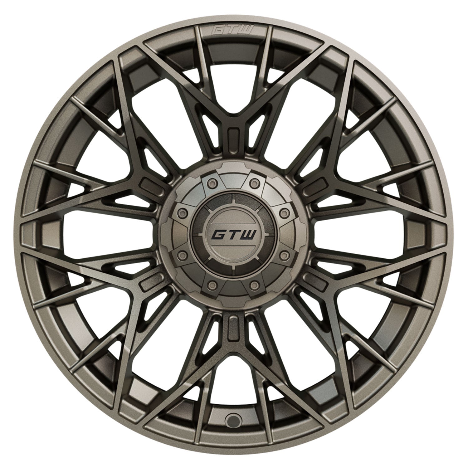 Stellar 14 inch GTW golf cart wheel - Matte Bronze