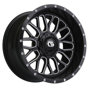 Helix 14 inch GTW golf cart wheel - Black