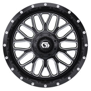 Helix 14 inch GTW golf cart wheel - Black