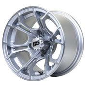 Spyder 12 inch GTW golf cart wheel - Matte Grey