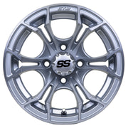 Spyder 12 inch GTW golf cart wheel - Matte Grey