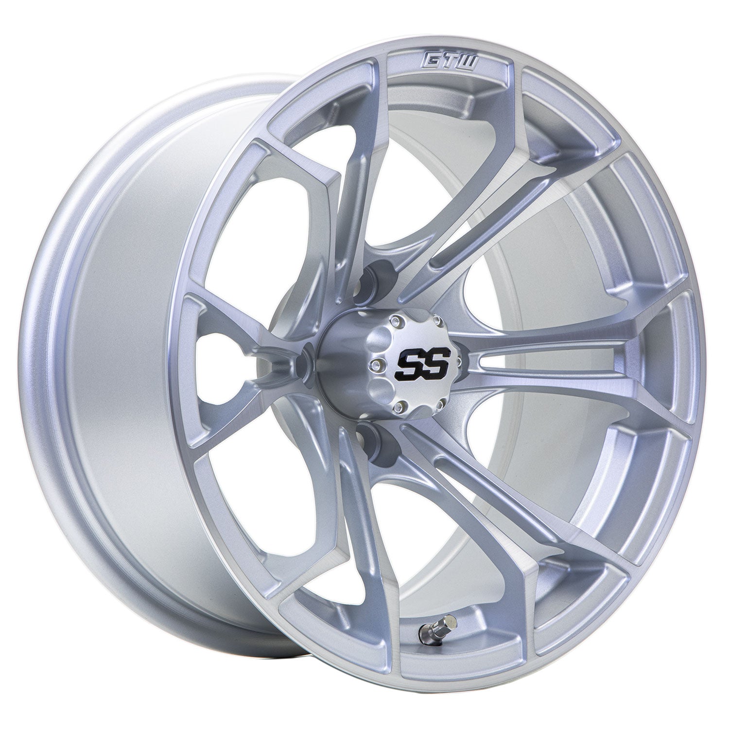 Spyder 14 inch GTW golf cart wheel - Matte Grey