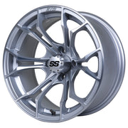 Spyder 15 inch GTW golf cart wheel - Matte Silver