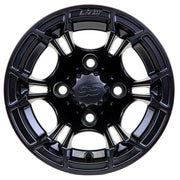 Spyder 10 inch GTW golf cart wheel - Matte Black