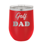 Golf Dad2 Wine Cup | Red