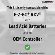 MadJax® Kinect™ Display Screen Kit for A/C motor EZGO RXV wi