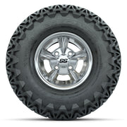 GTW Godfather Chrome 10 in Wheels with 22x11-10 Predator All-Terrain Tires – Full Set