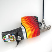 Mustache Sugar Skull - Blade Putter Cover Gray Camo