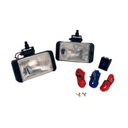 55 Watt. 12-Volt Halogen Headlight Set (Black Housing)