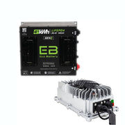 38V 105AH Eco LifePo4 Lithium Battery Kit with 15A Charger - Cube Style Battery